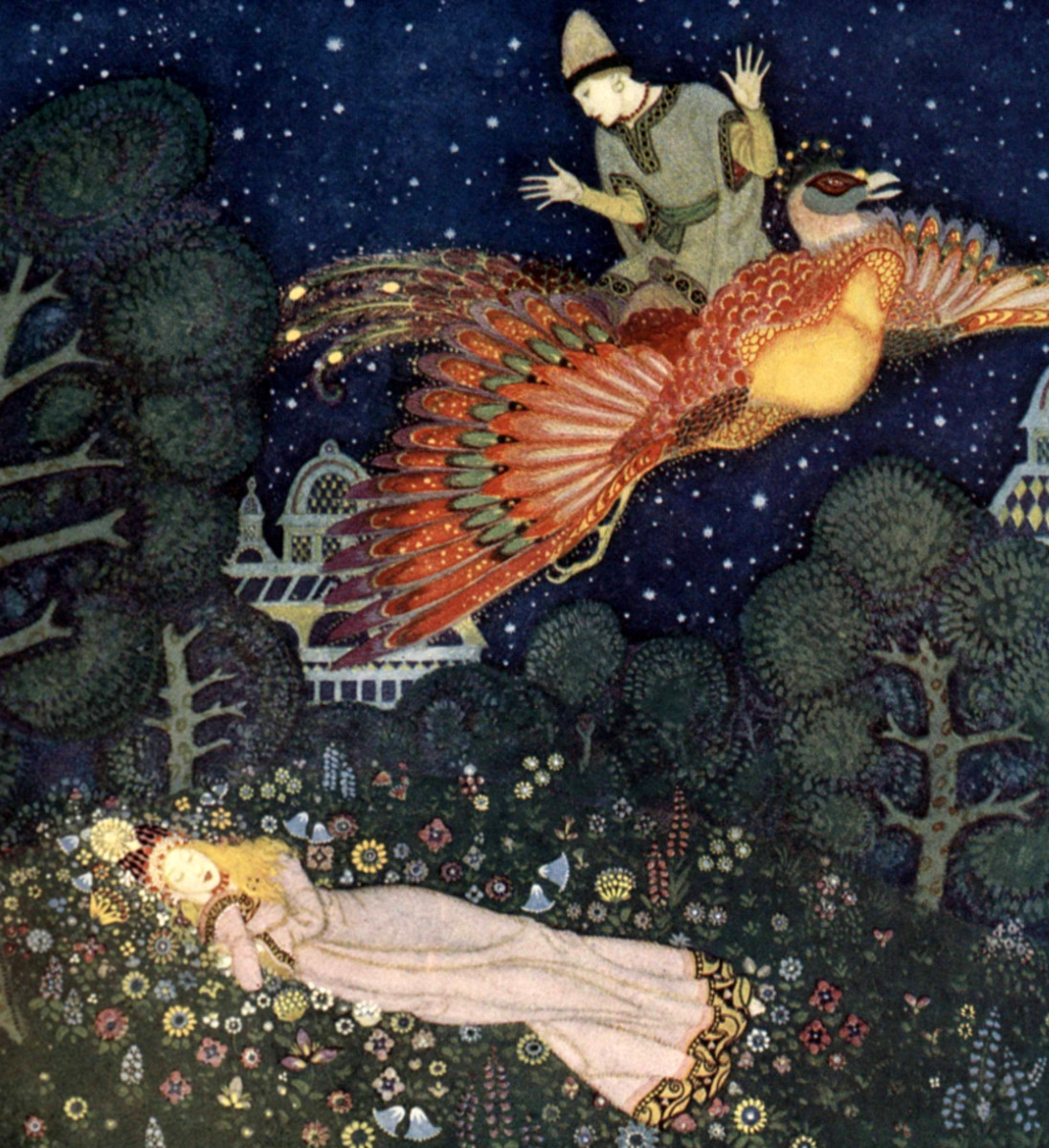 The Best of Edmund Dulac Myth, Fable and Fairy Tale art from "The