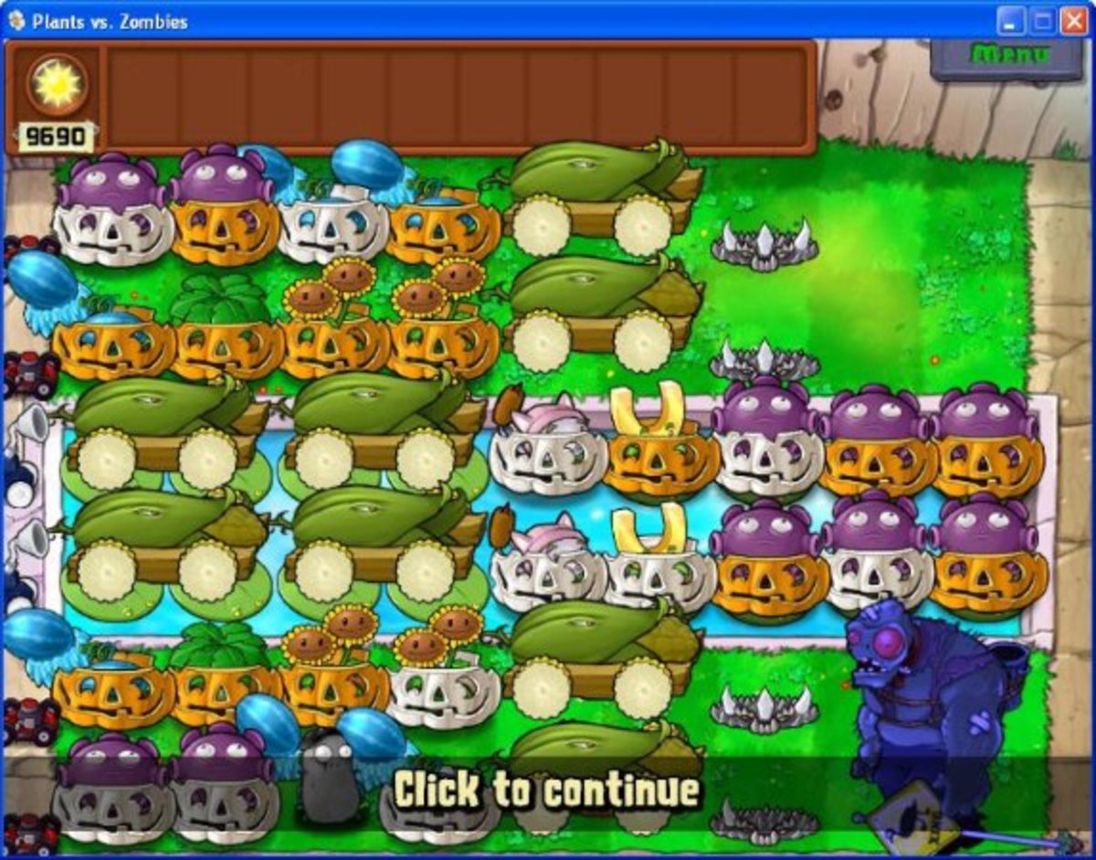 Plants Vs Zombies Survival Endless 200 Flags and Beyond