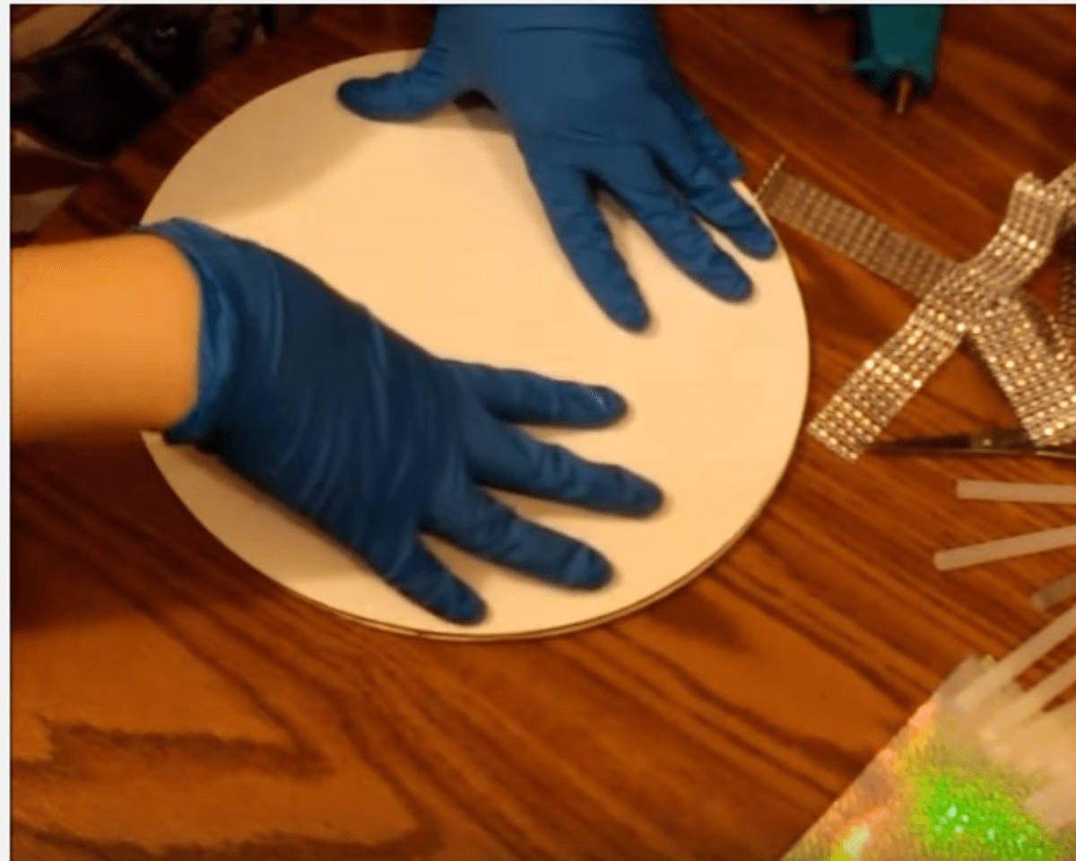 Covering Your Cake Board With Scrapbook Paper Delishably