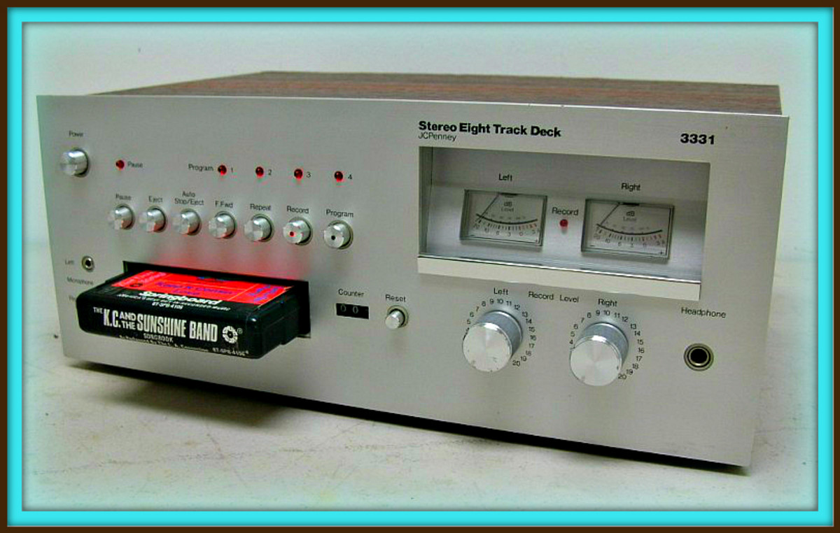 JC Penney 8 Track Player Recorder, Model MCS 3331, Made 1977 HubPages