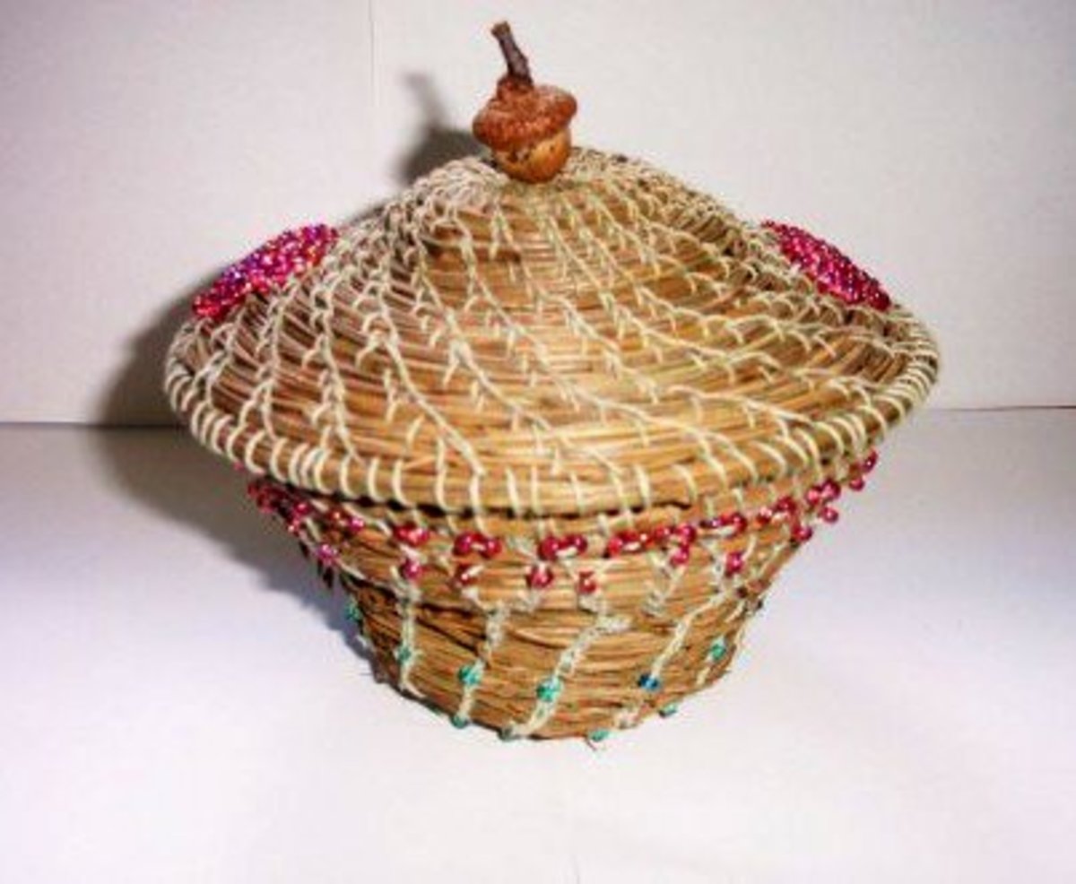 Pine Needle Basket WeavingMaking Unique Containers From Natural