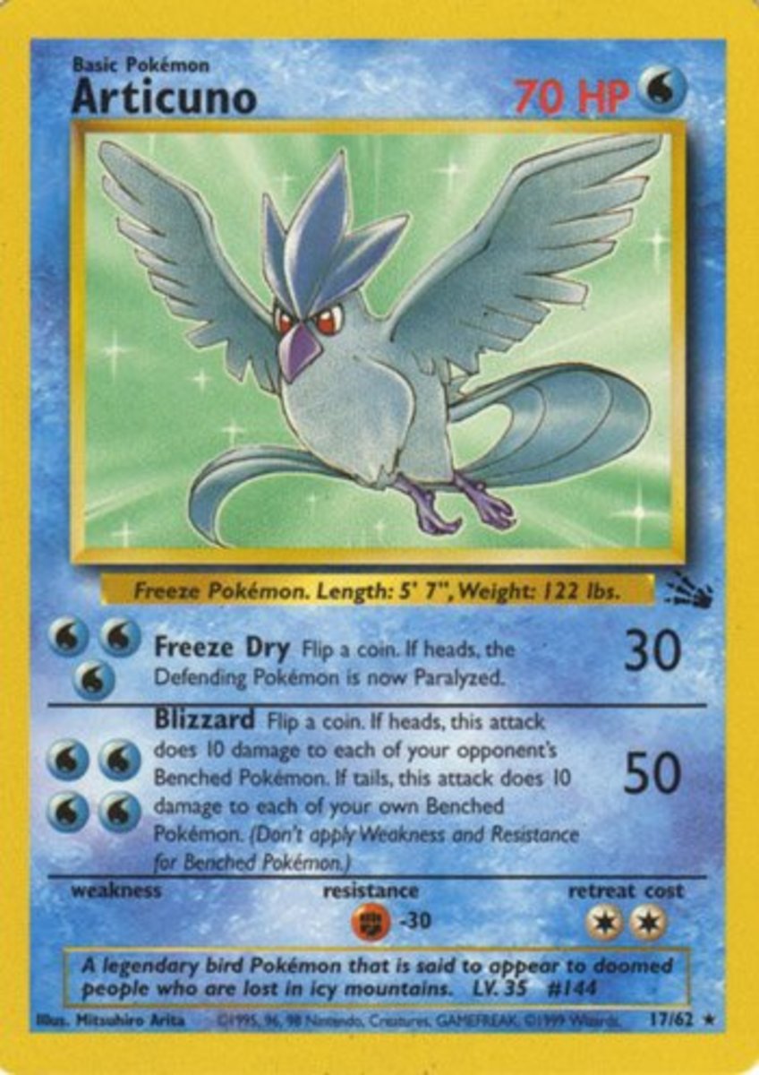 Top 6 Pokemon Cards Fossil Expansion LevelSkip