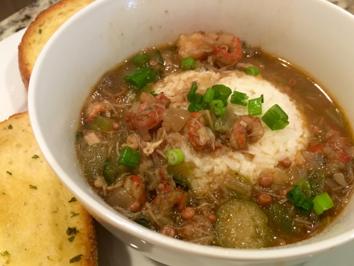 Artful Seafood Gumbo Delishably