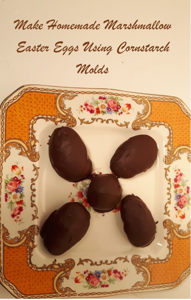 Make Homemade Marshmallow Easter Eggs Using Cornstarch Molds HubPages