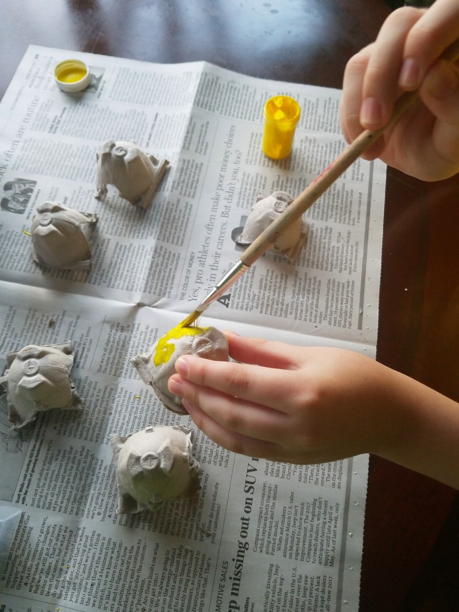 Easter Crafts for Kids Adorable Cardboard EggCarton Bunnies and