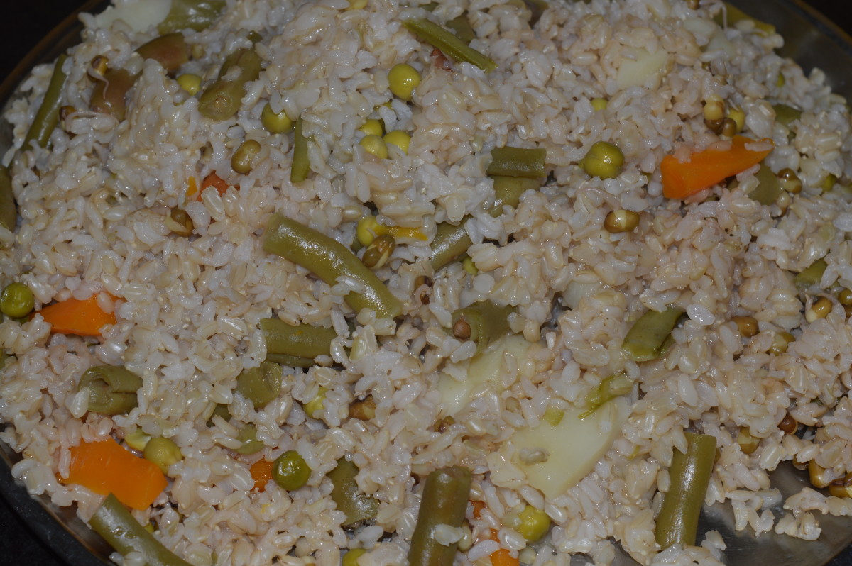A DiabetesFriendly Spicy Rice Dish With Brown Rice and Mung Bean