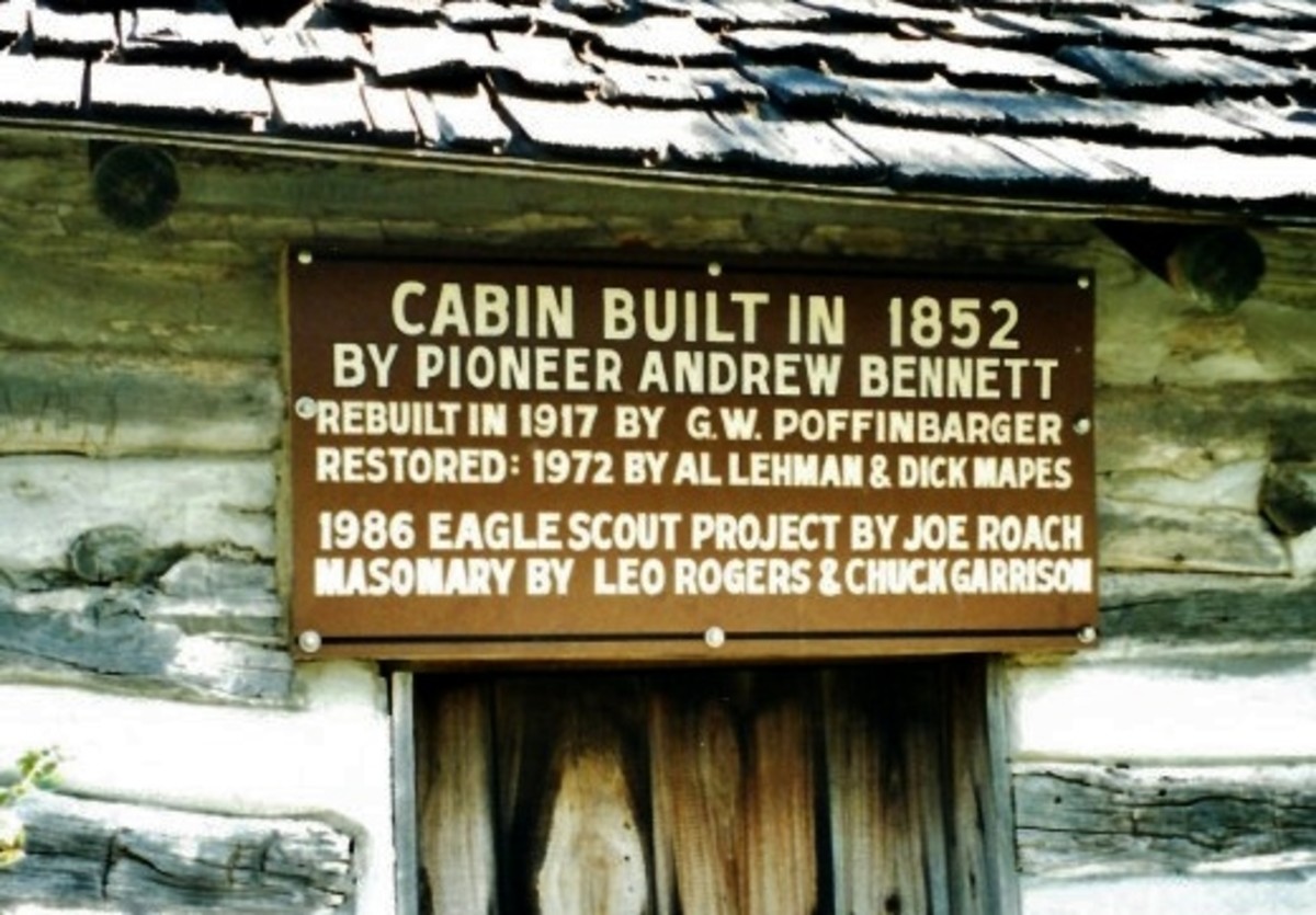 Winterset, Iowa City Park See Photos of a Covered Bridge and Pioneer