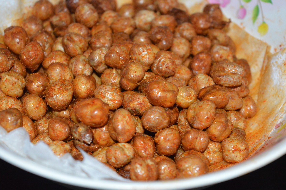 How to Make Spicy Fried Chickpeas (Garbanzo Bean Snacks) Delishably
