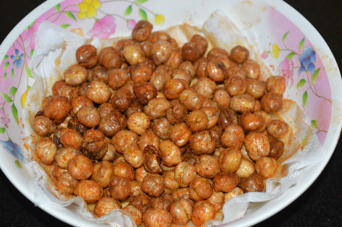 How to Make Spicy Fried Chickpeas (Garbanzo Bean Snacks) Delishably