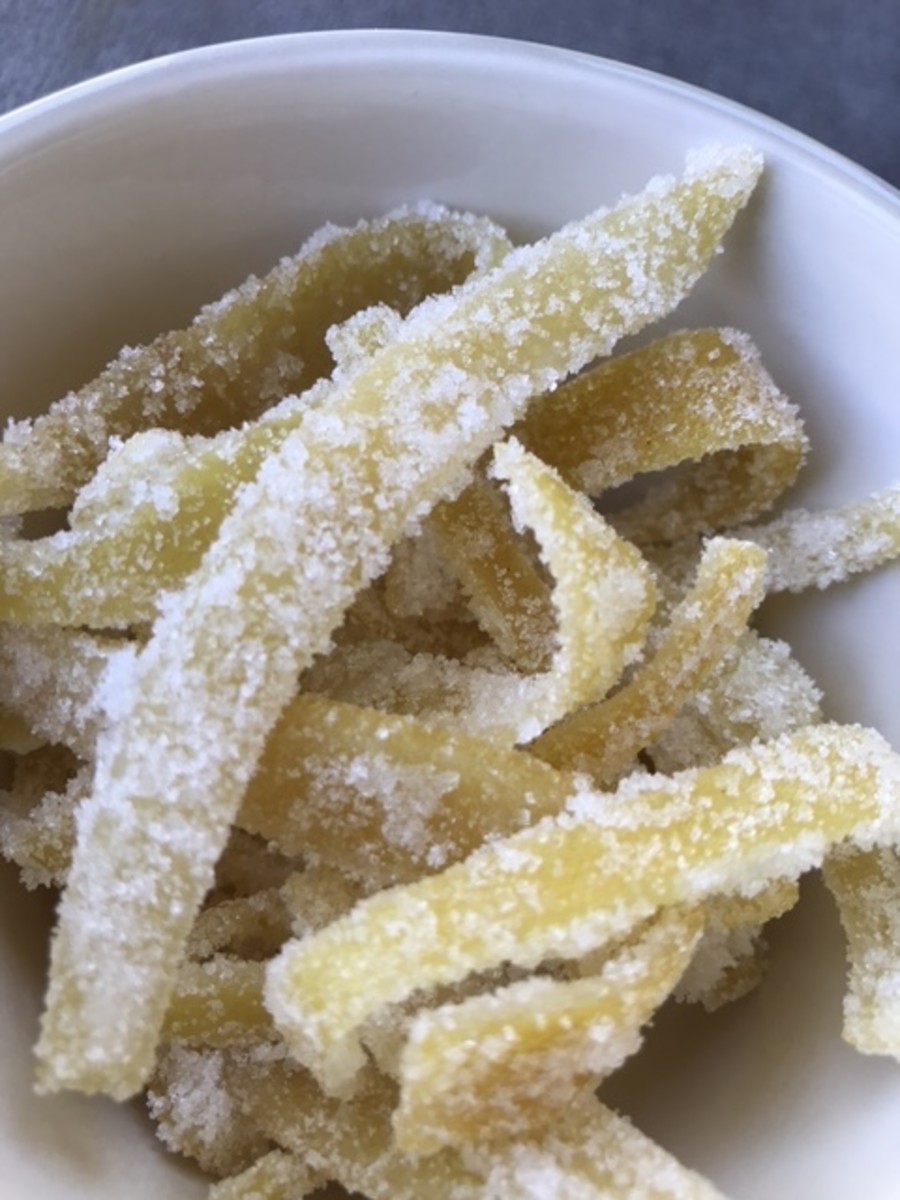 How to Make Candied Lemon Peel Delishably