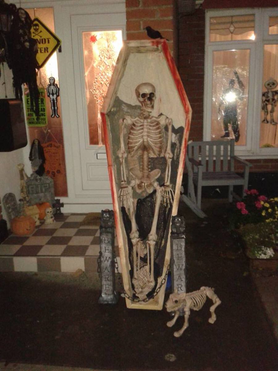 How to Build a Coffin for a Halloween Skeleton Holidappy