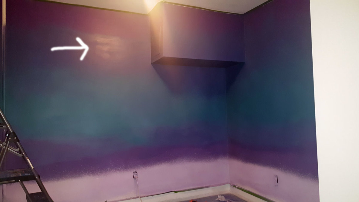 How to Paint a Tropical Ombre Wall Dengarden