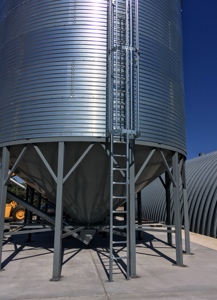 How to Build a Grain Bin Ladder Safety Cage (Includes Safety Concerns
