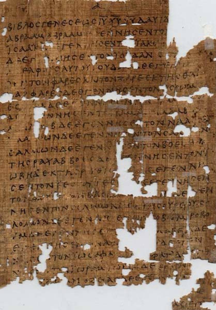 The Earliest New Testament Manuscripts Owlcation