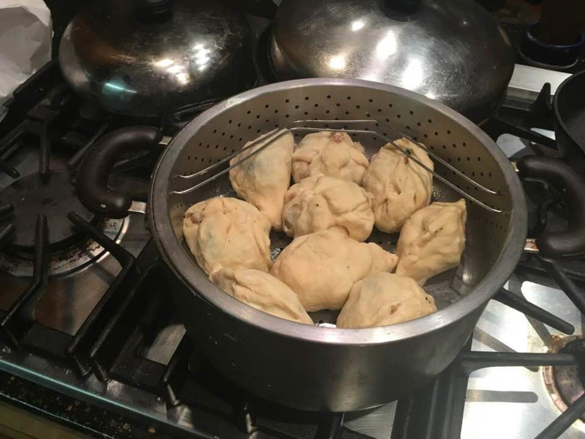 Uzbek Steamed Lamb Dumpling Recipe Delishably