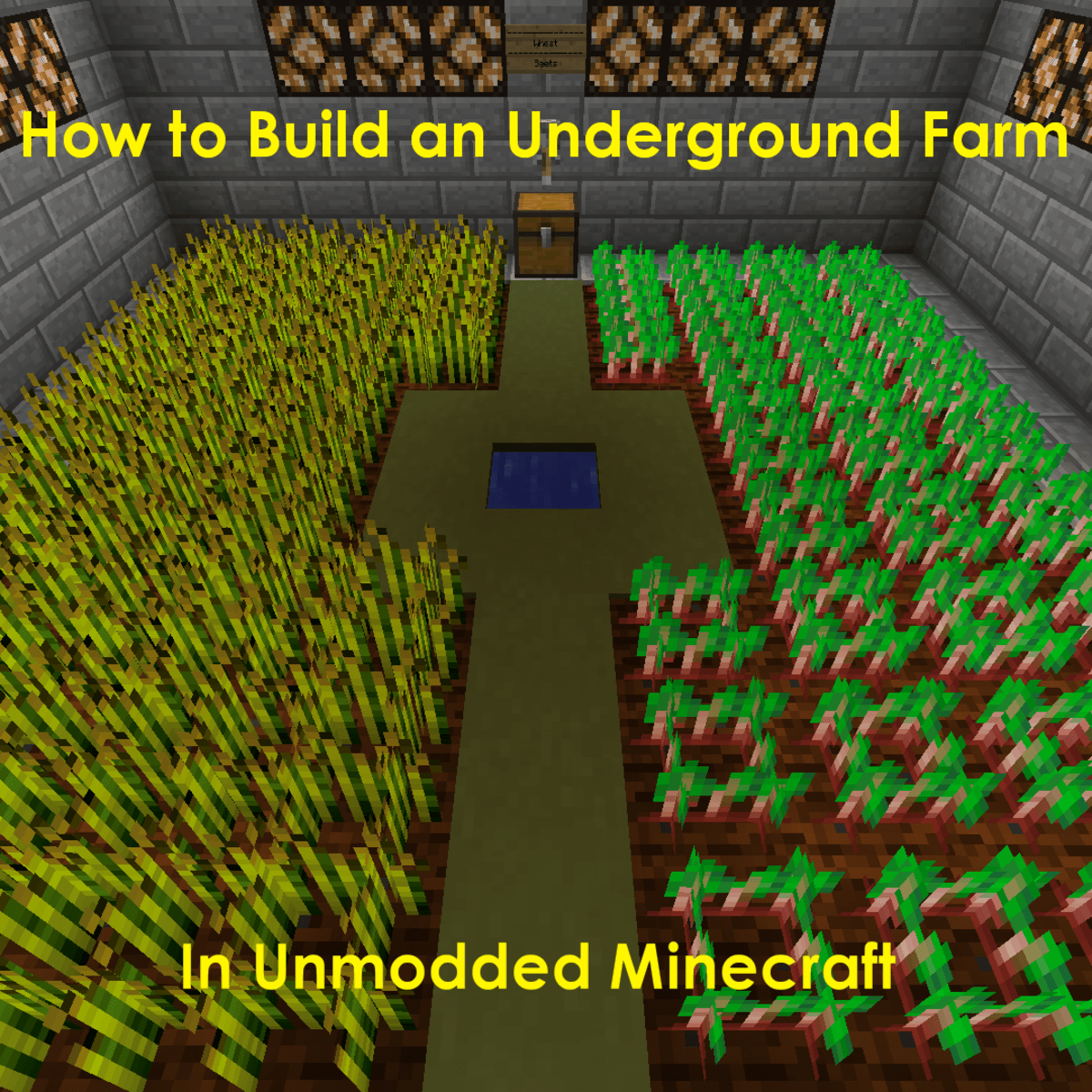 How to Build an Underground Farm in Minecraft LevelSkip