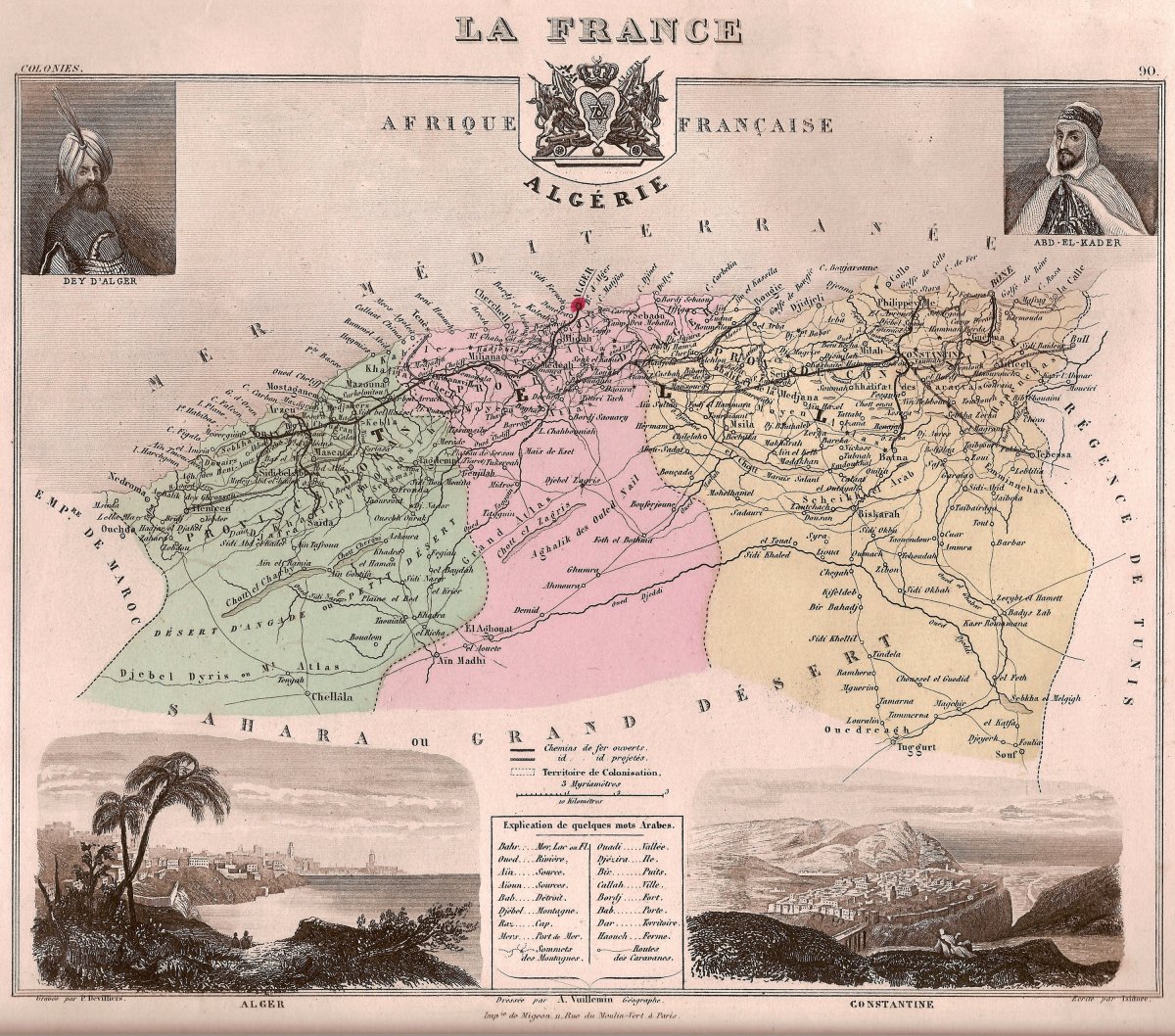 Pain Points Liés À La Carte De L'algérie Coloniale Identity and Imperialism in Algeria Owlcation