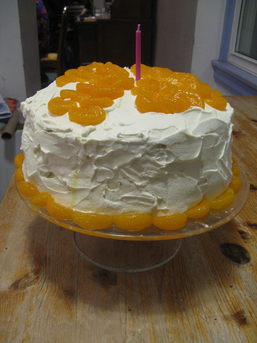 Luscious Mandarin Orange Cake Recipe With a Pineapple Frosting Delishably