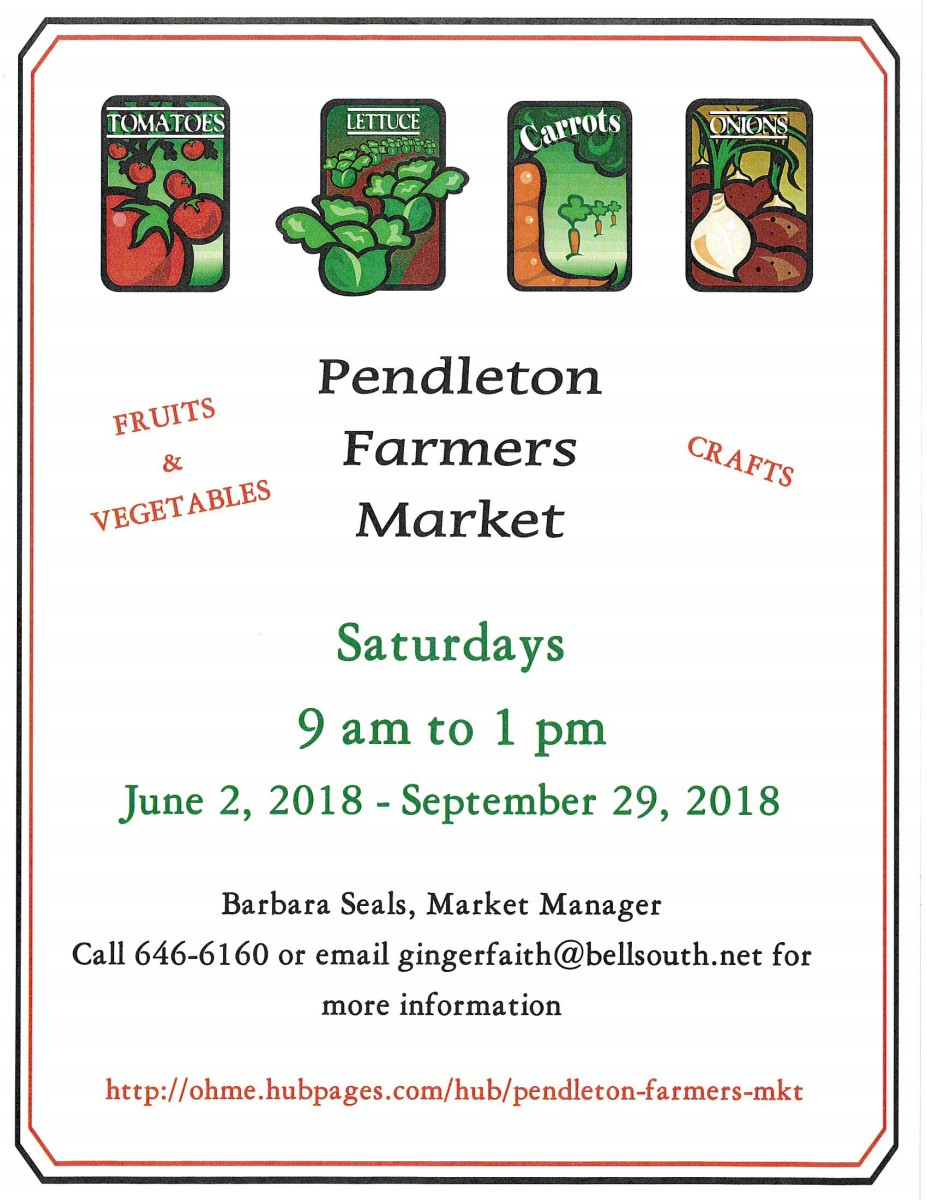 Pendleton Farmers Market HubPages