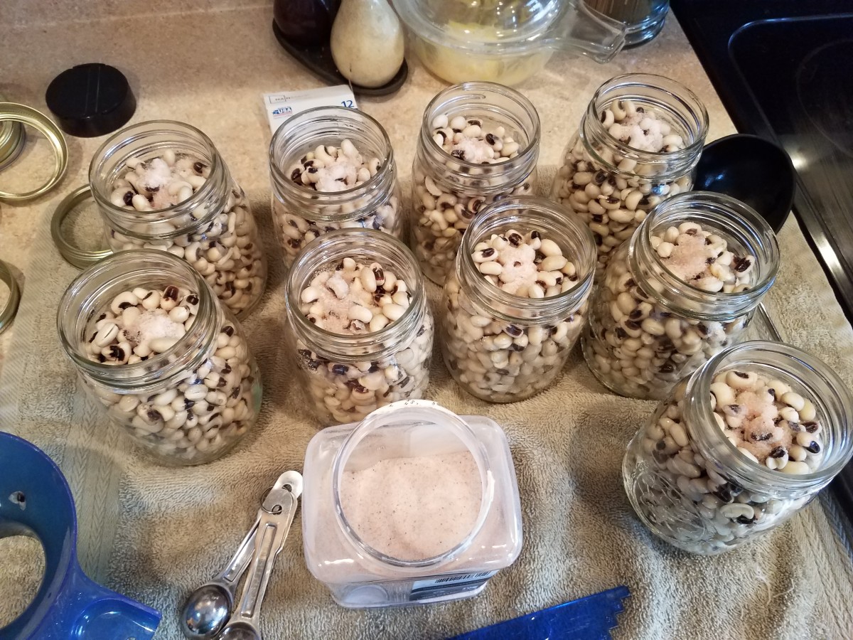 Pressure Canning Your Own BlackEyed Peas Delishably