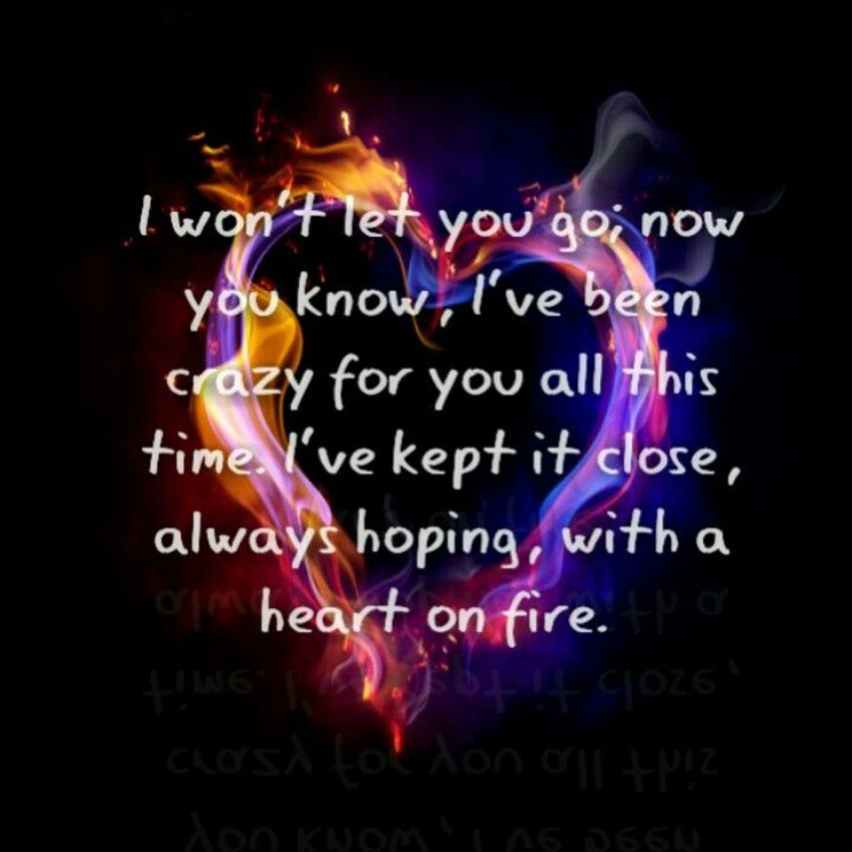 My Heart is on Fire by Manatita LetterPile