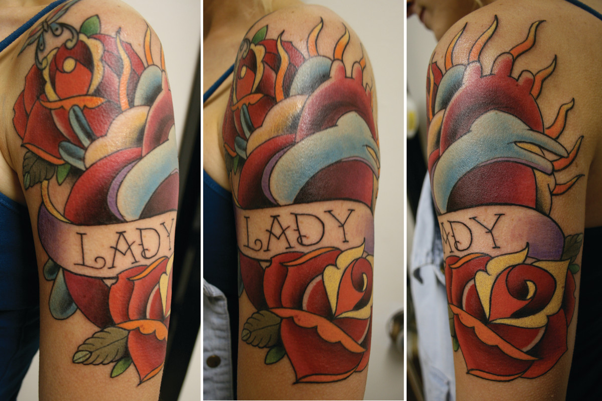 HeartandRose Tattoo Design Ideas, Meanings, and Pictures