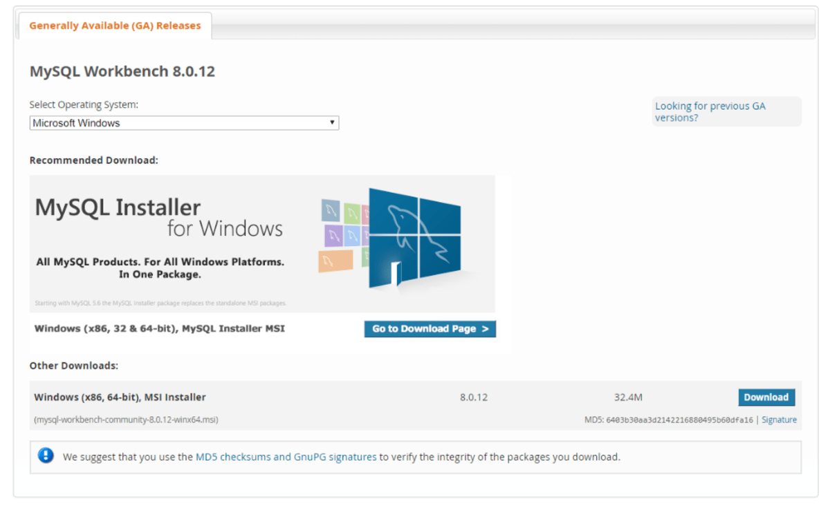 How to Install MySQL Workbench Using an MSI Installer on a Windows