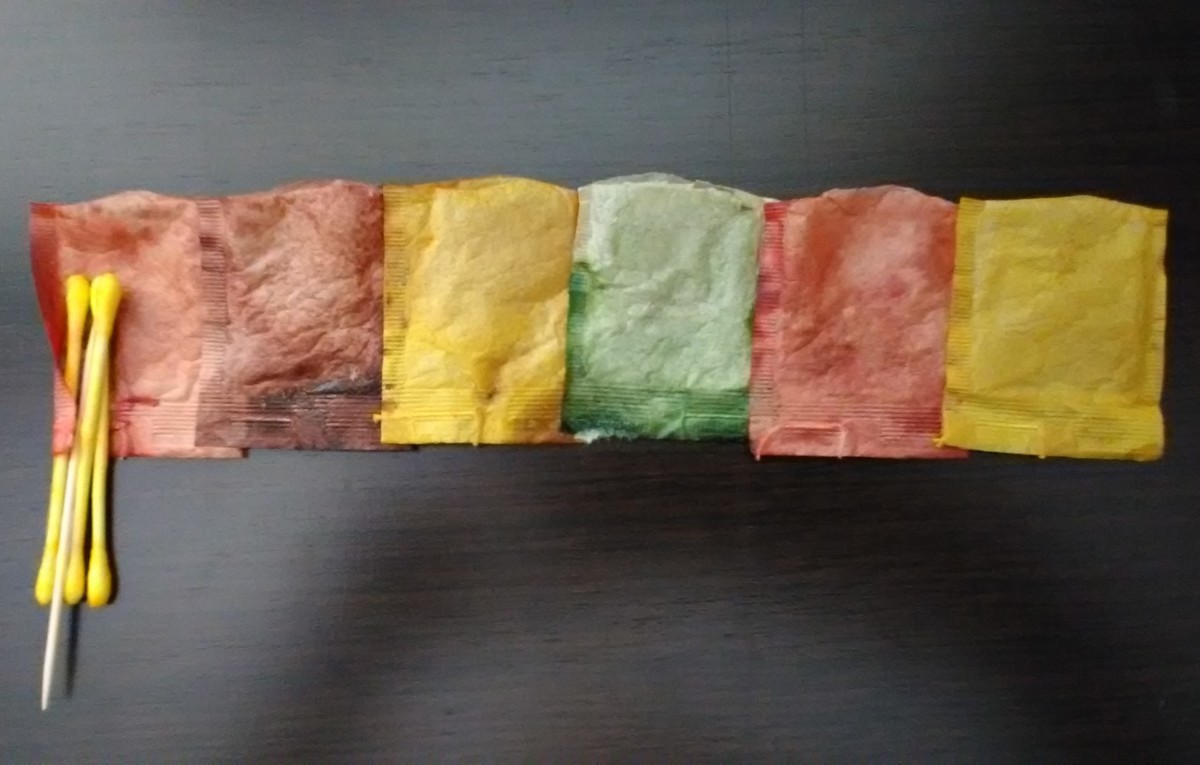 Recycled Tea Bags Tea Bag Roses