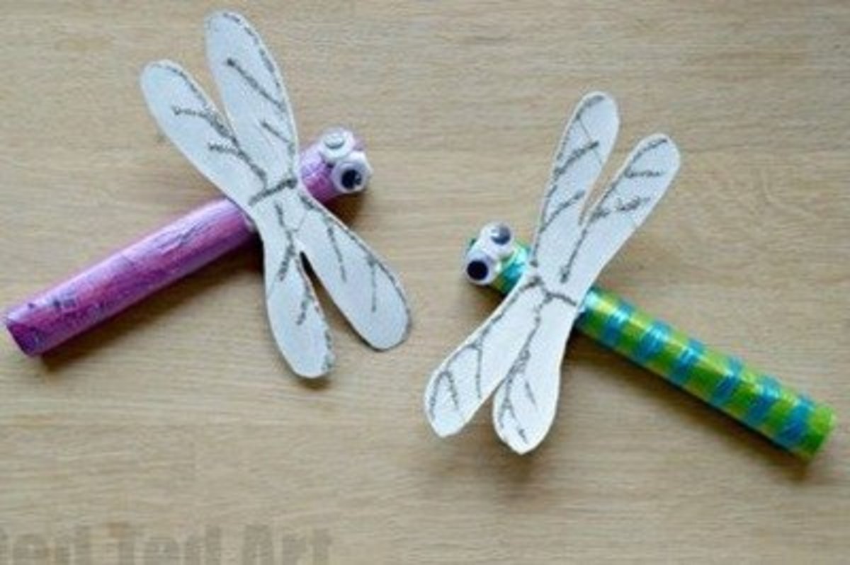 26 Beautiful Dragonfly Craft Ideas