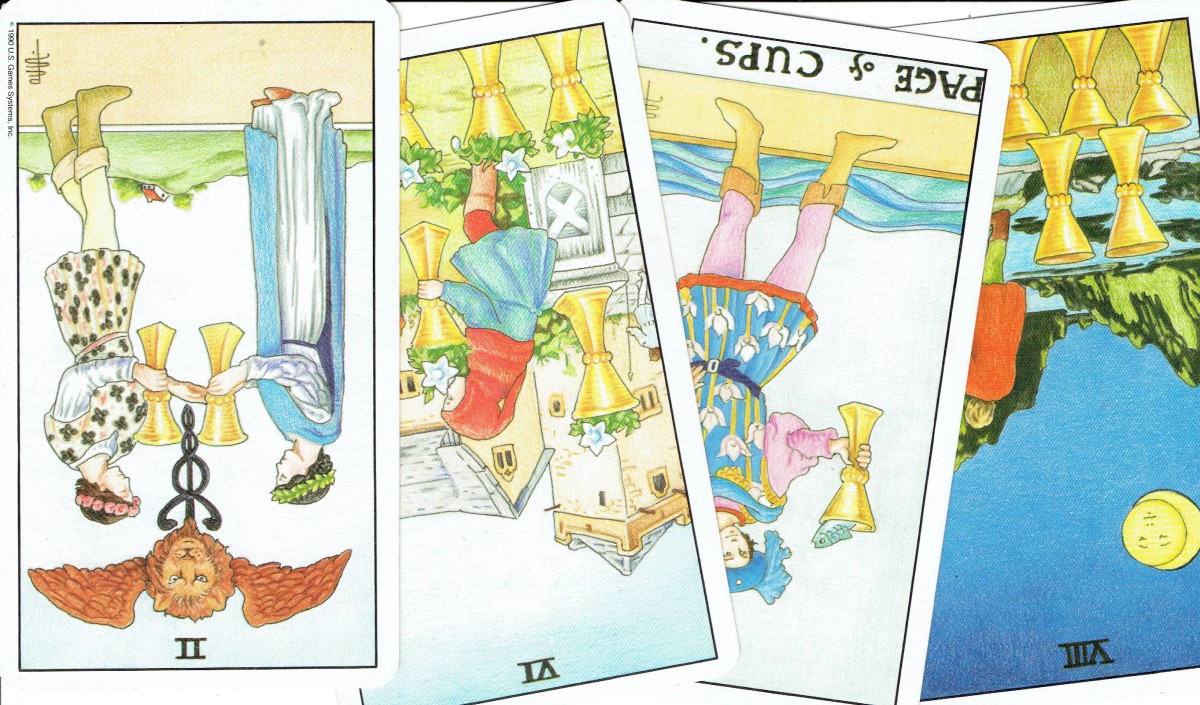 Reversed Cards in Tarot Reference Guide to the RiderWaite Exemplore