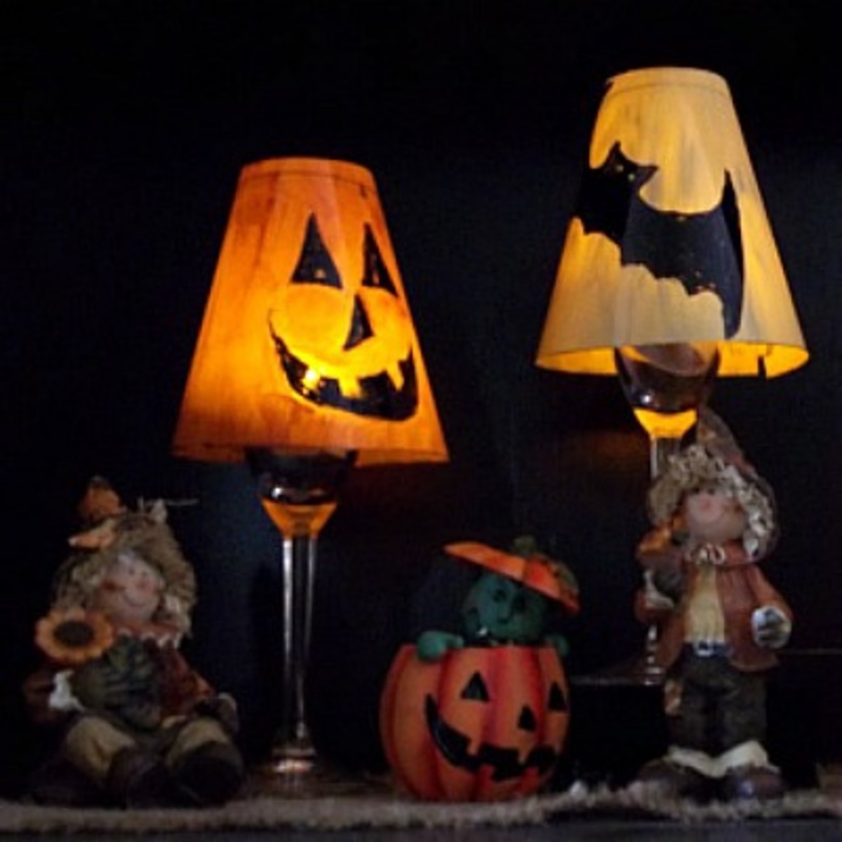 Halloween Goblet Lamp Craft