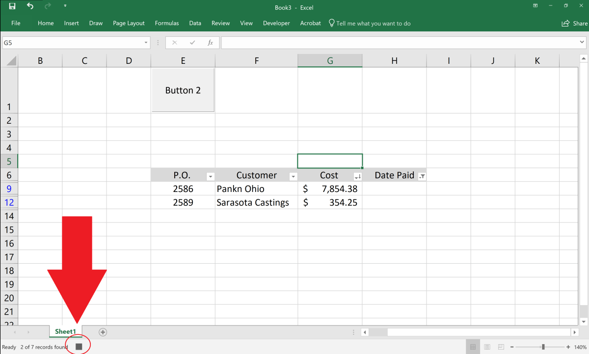 Filter Data in Ms Excel With a Macro Button HubPages