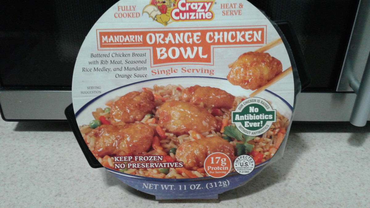 A Review of Crazy Cuizine's Mandarin Orange Chicken Bowl Delishably