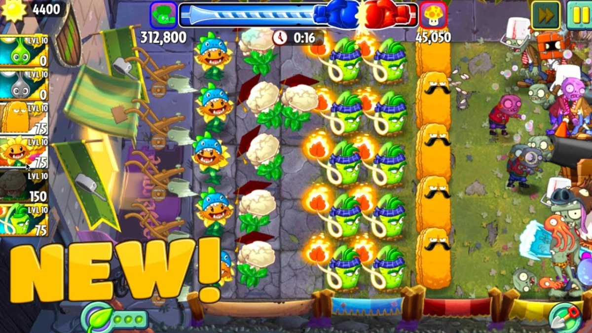 How to Beat Battle Mode in "Plants Vs. Zombies 2" LevelSkip