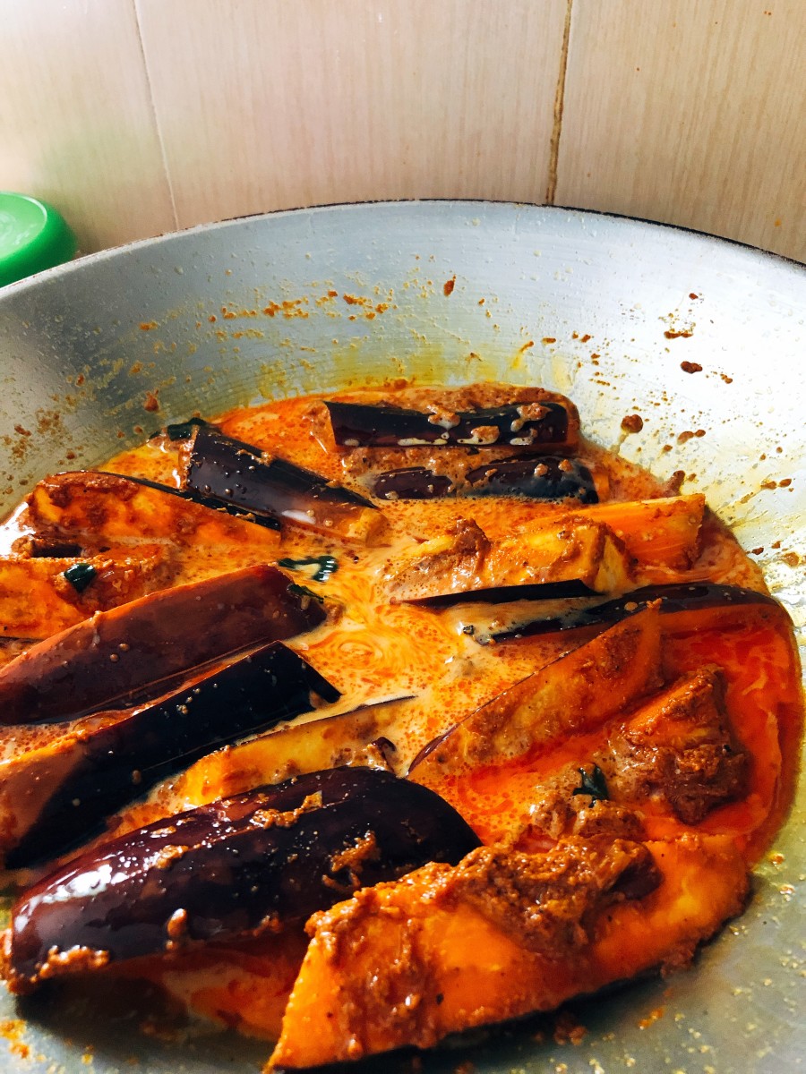 MalayStyle Eggplant Curry (Pajeri Terung) Delishably