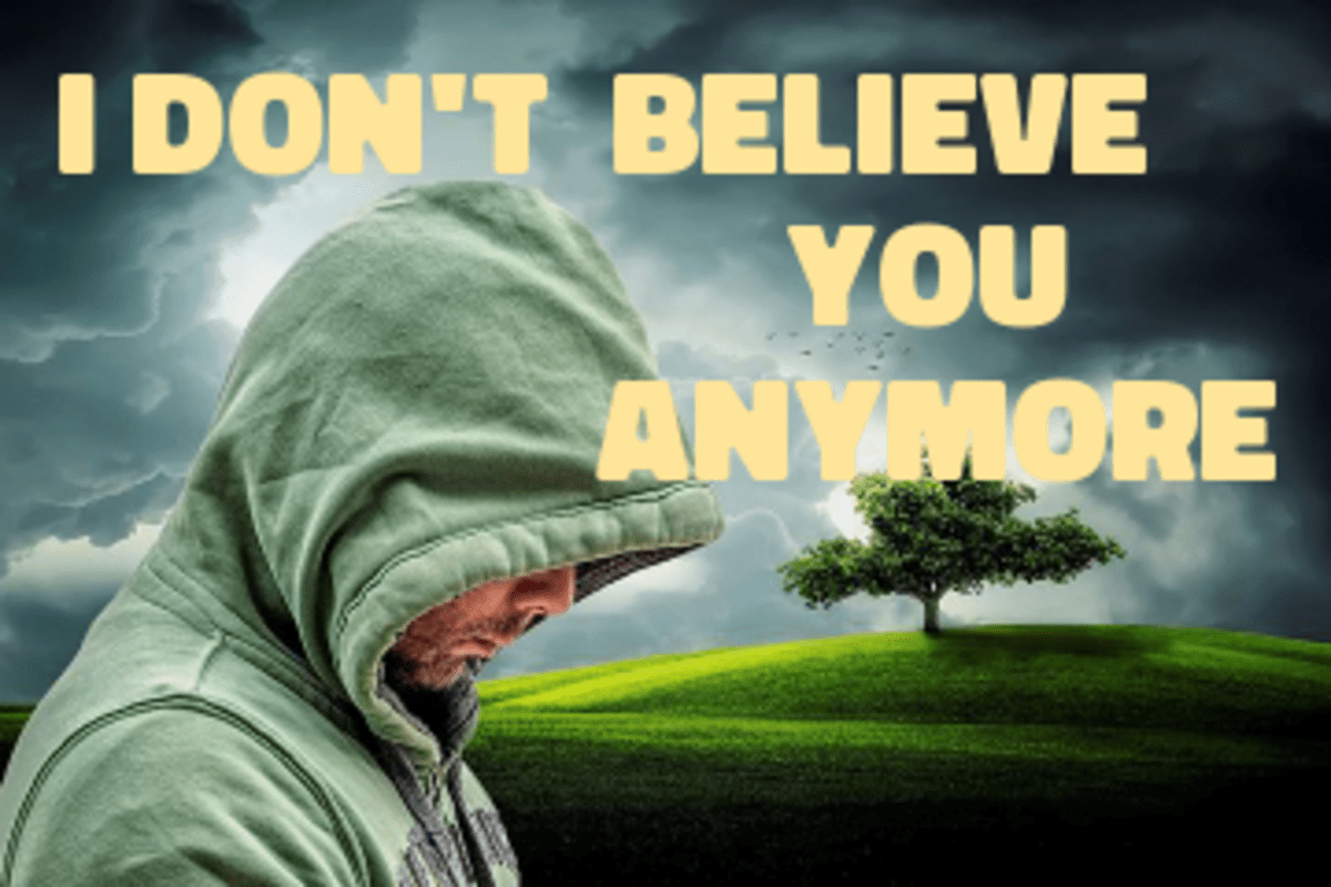 Poem I Don't Believe You Anymore LetterPile