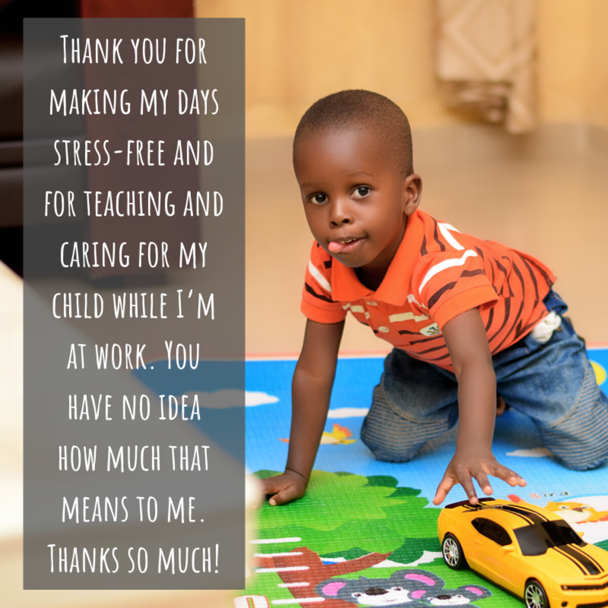 Example Thank You Notes for Preschool or Kindergarten Teachers Holidappy