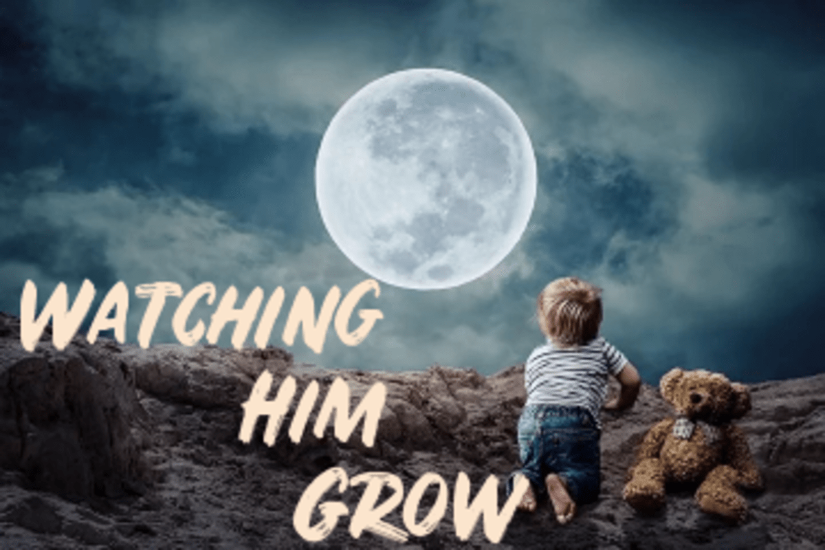 Poem Watching Him Grow LetterPile