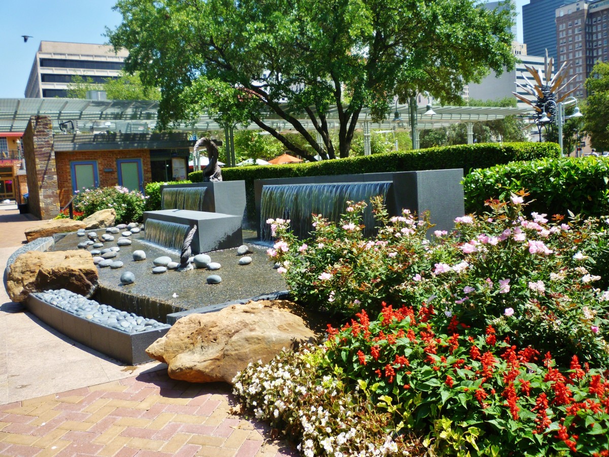 Lauren’s Garden in Market Square Park of Houston LetterPile