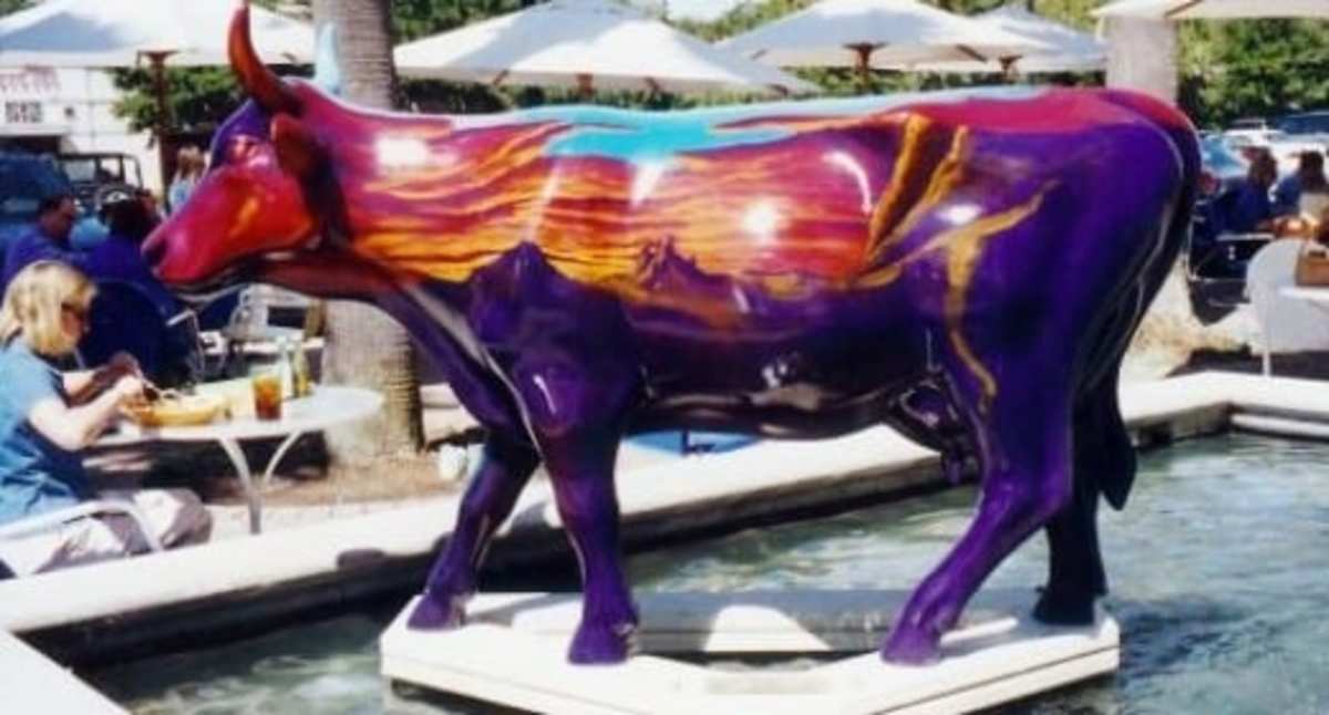 Cow Parade Fun in Houston, Texas It was Moovelous! LetterPile