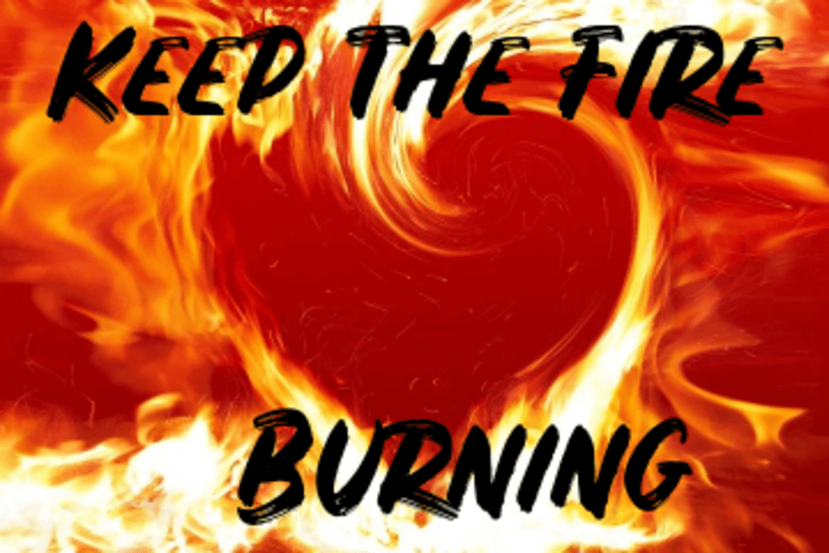Poem Keep the Fire Burning LetterPile