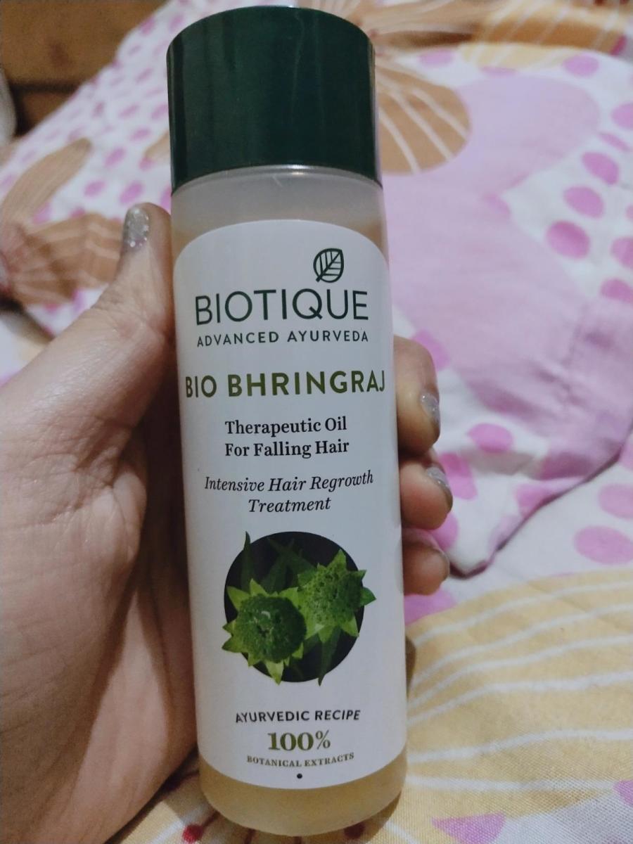 Review for Biotique Bio Bhringhraj Therapeutic Hair Oil for Falling