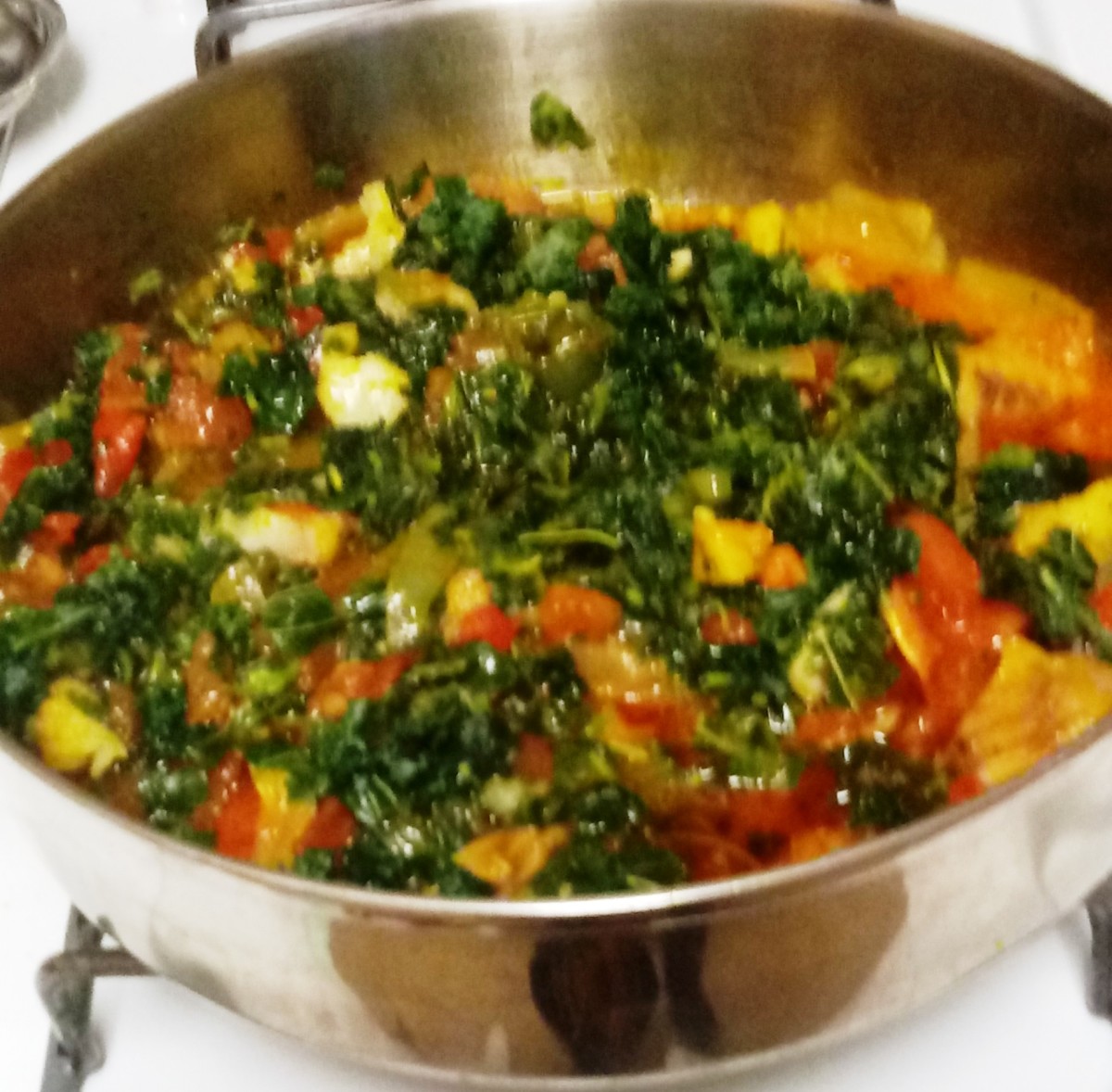 Nigerian Leafy Green Vegetable Medley Recipe Delishably