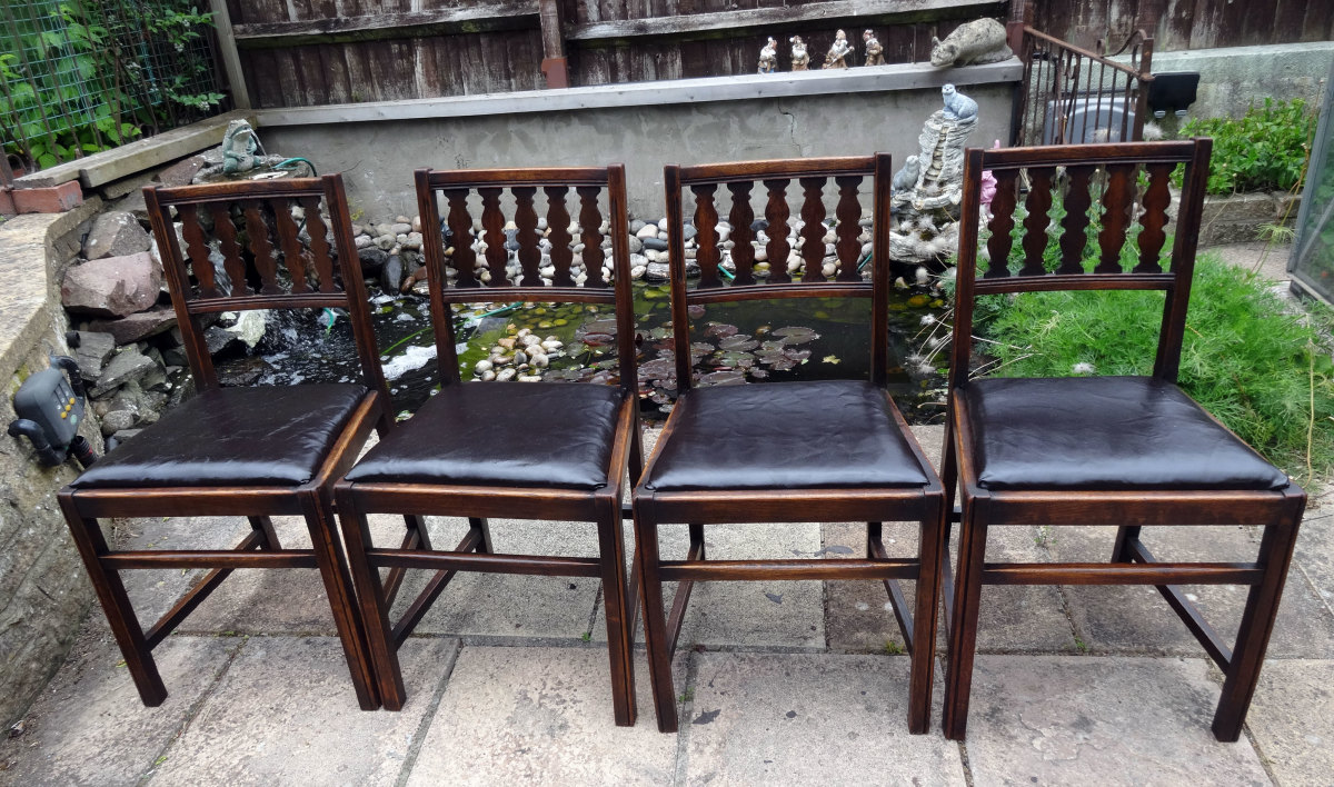 Renovating and Reupholstering Solid Oak Vintage Ercol Dining Chairs