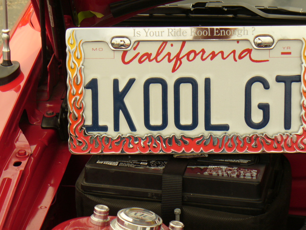Hot Rods & Classic Car Vanity Plates