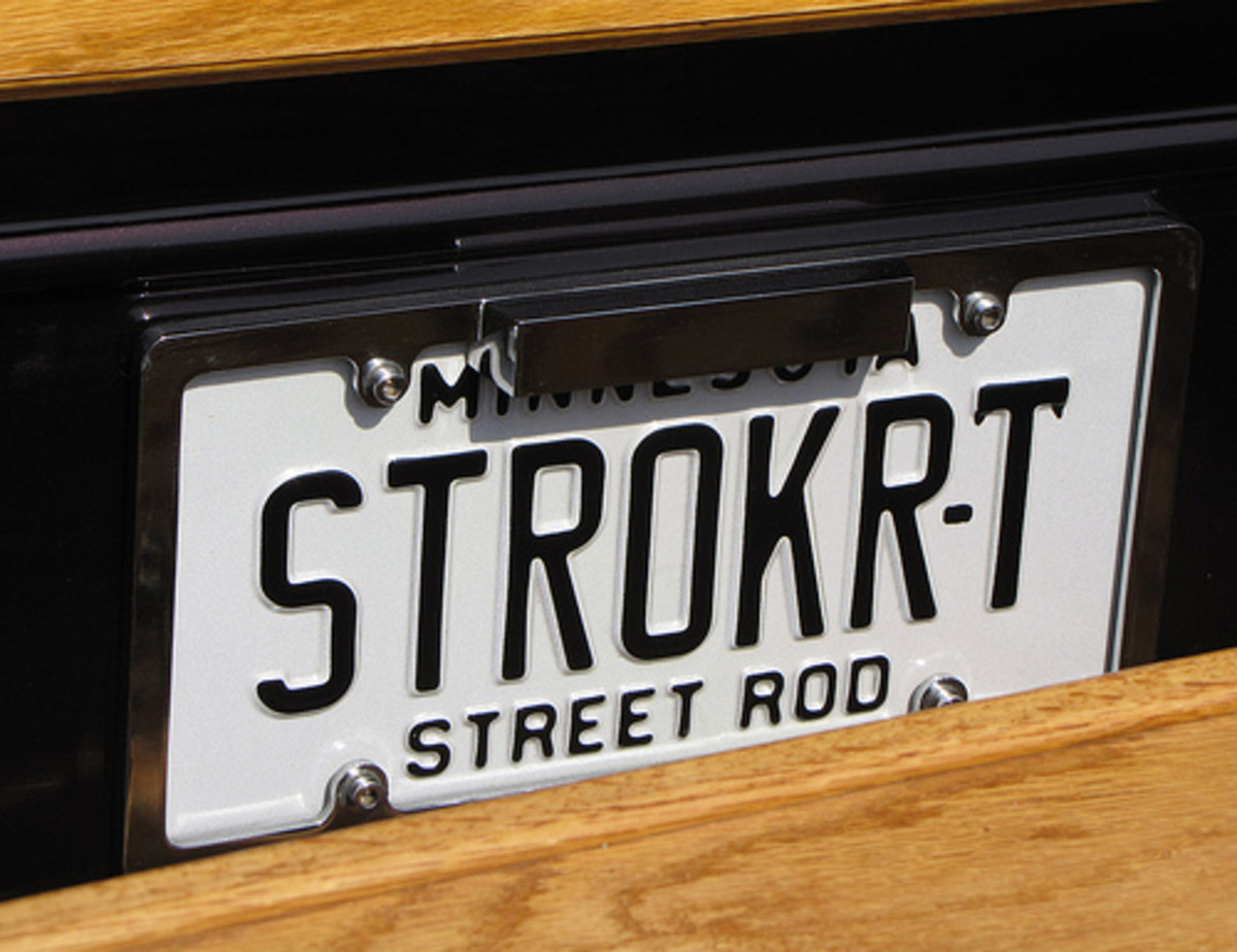 Hot Rods & Classic Car Vanity Plates