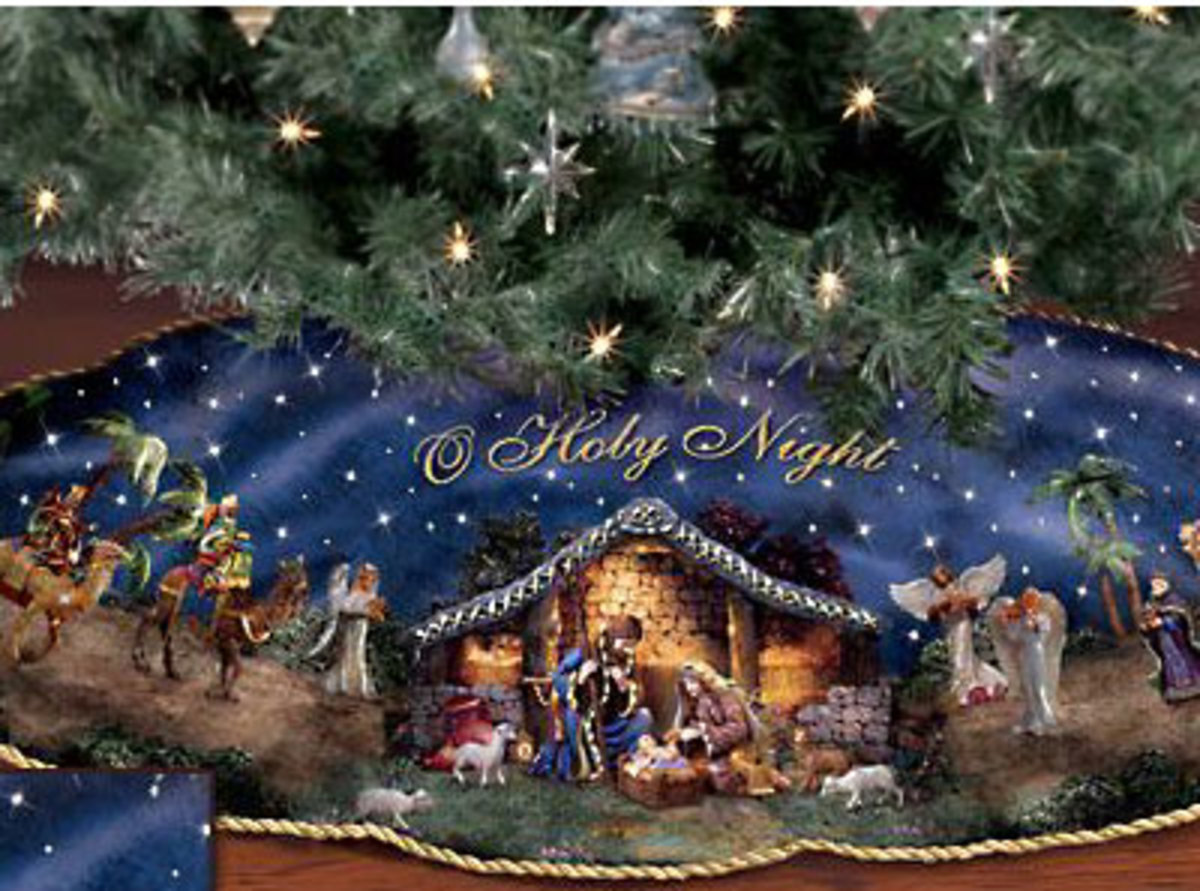 Nativity Christmas Tree Skirts HubPages