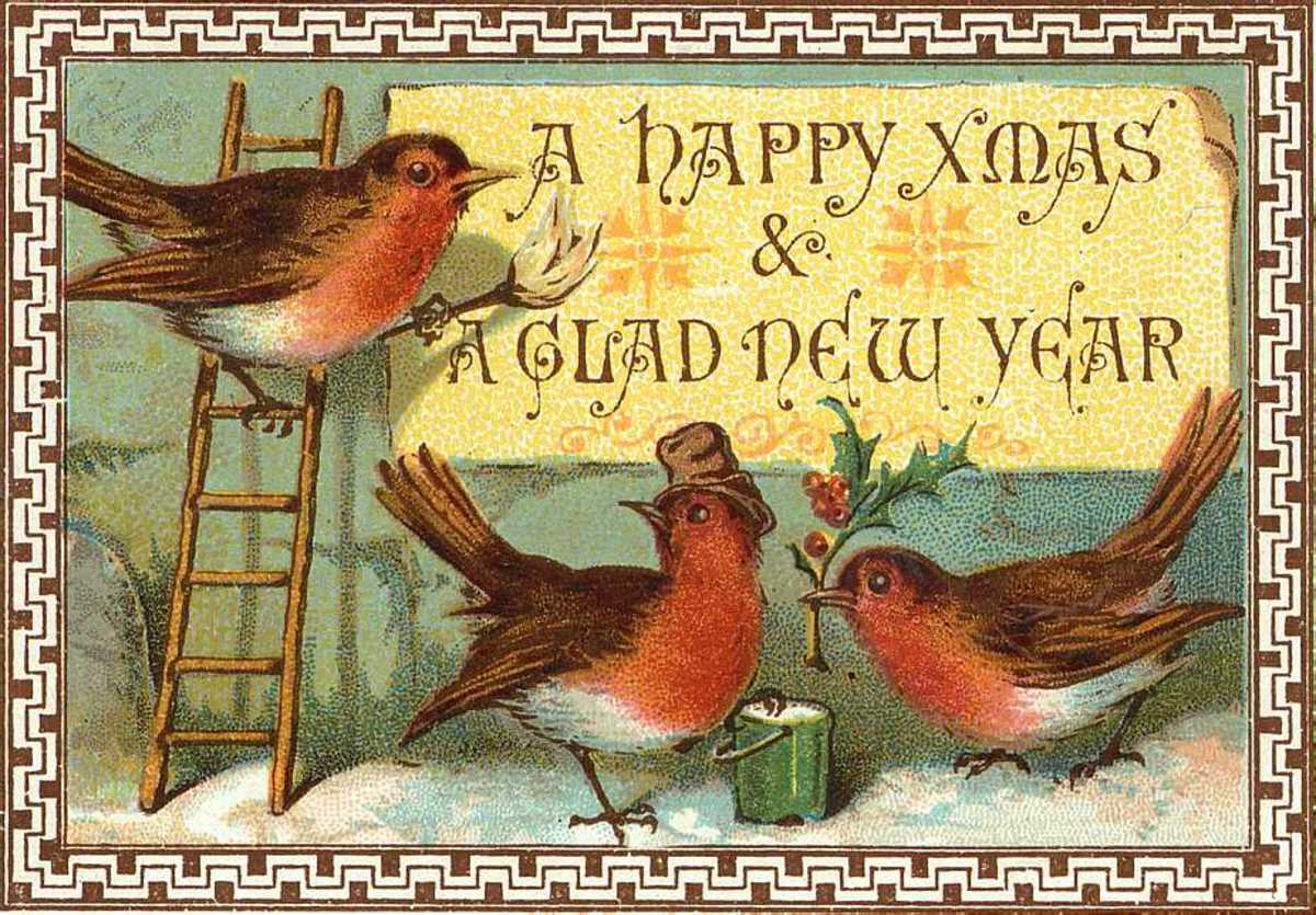 Free Vintage Animal Christmas Cards HubPages