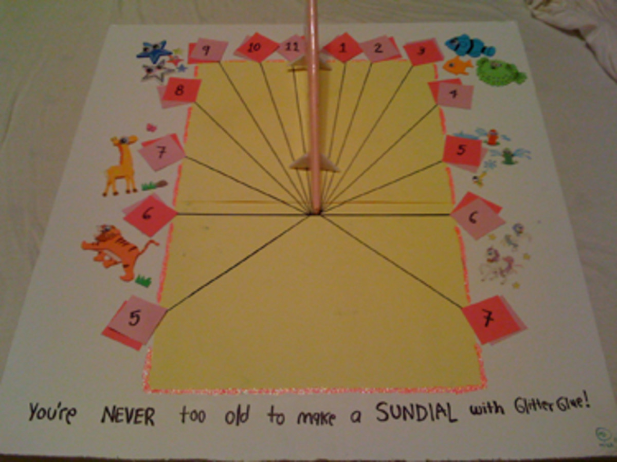 How to Make a Sundial - My Bright Ideas