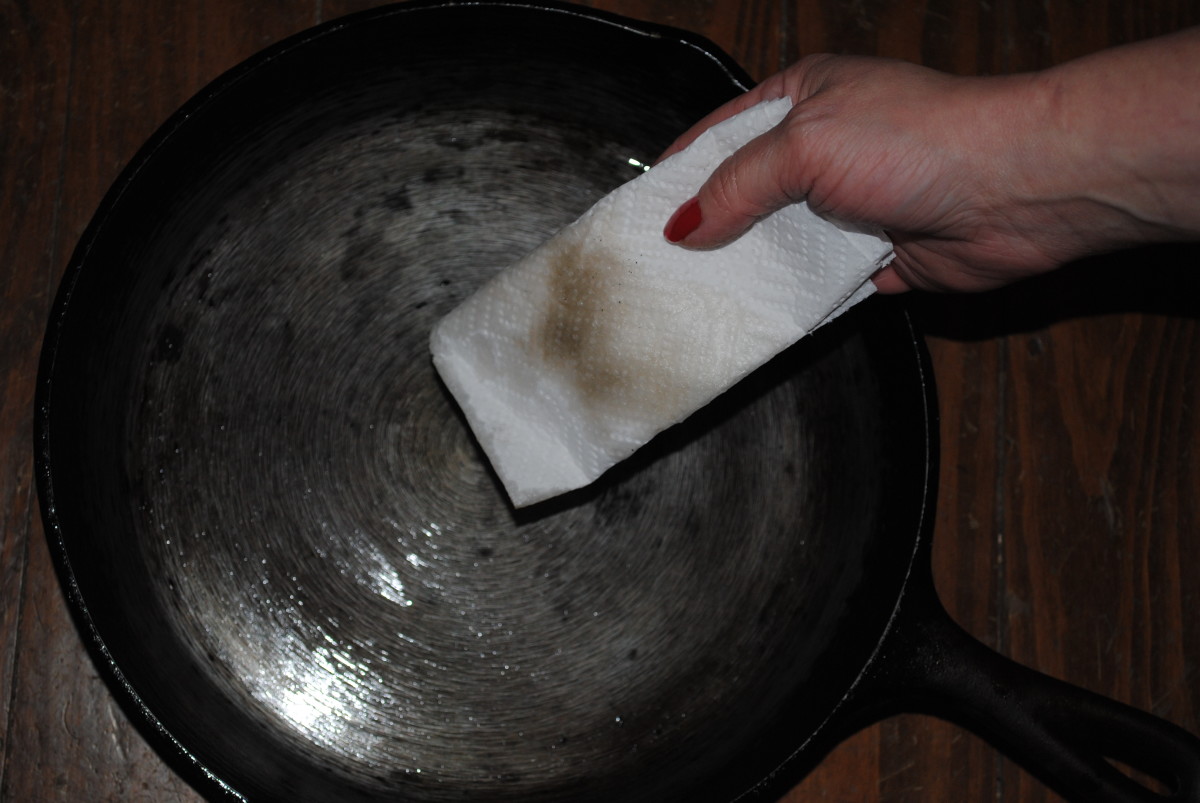 How to Season or ReSeason a Cast Iron Skillet Delishably